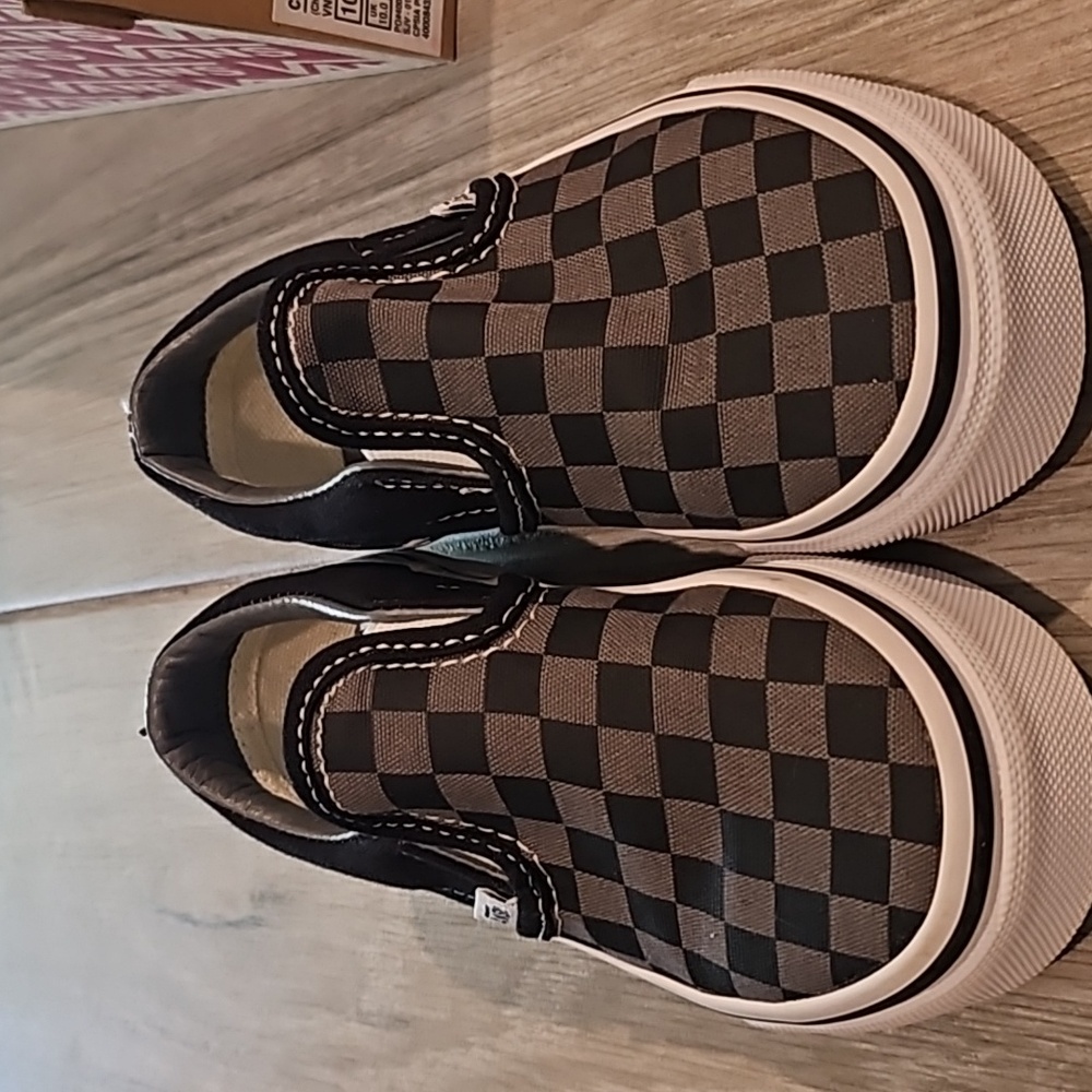 Brand new checkered vans